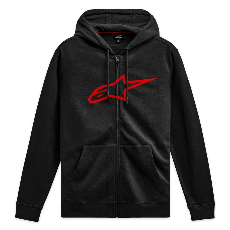 Alpinestars Ageless Zip Hoodie 3 zwart en rood