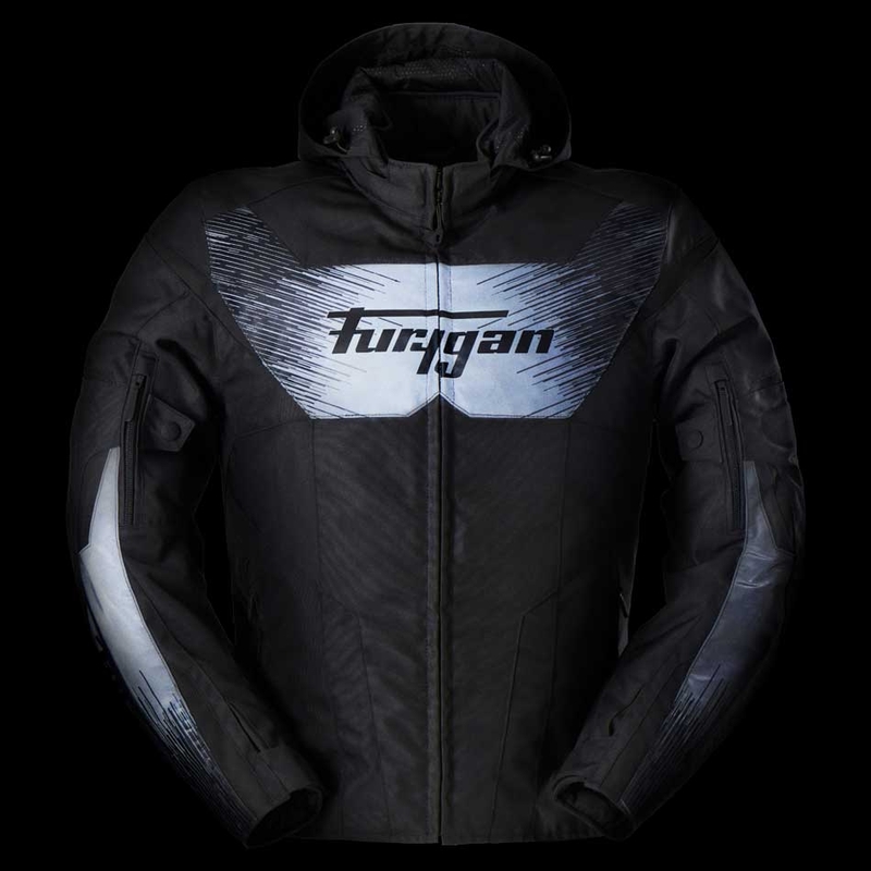 Motorjas Furygan Shard HV zwart