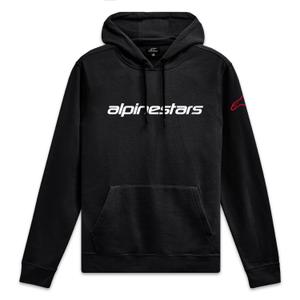 Alpinestars Wordmark Hoodie 3 zwart, wit en rood