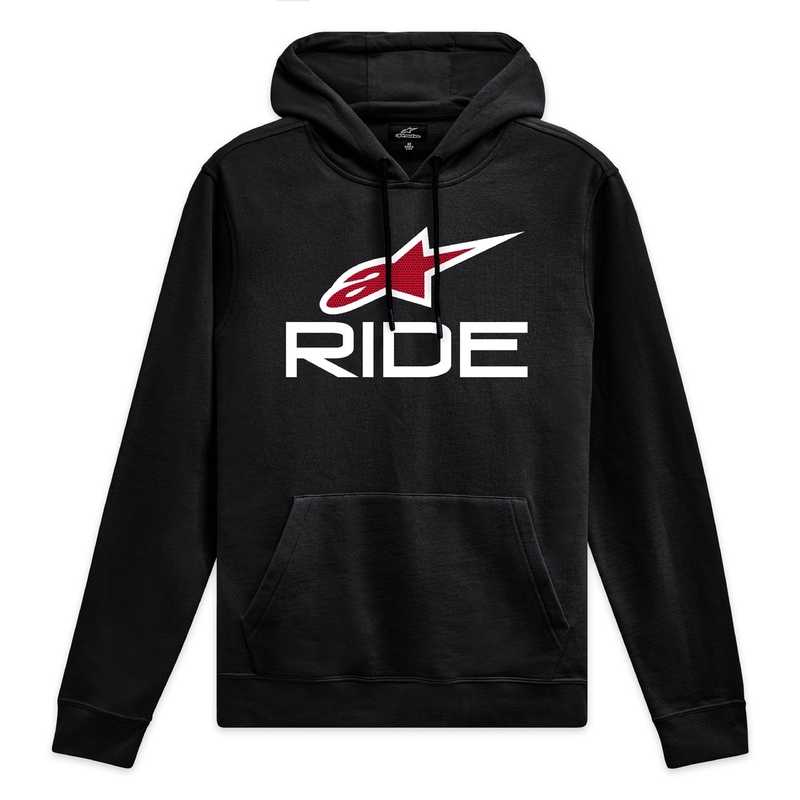 Alpinestars Ride Hoodie 4 zwart, wit en rood