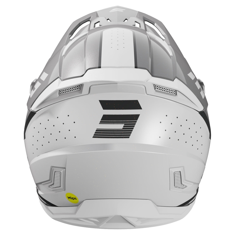 Motorcrosshelm Shot Core Honor grijs-parel
