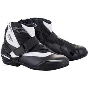 Alpinestars SMX-1 R zwart-witte motorlaarzen