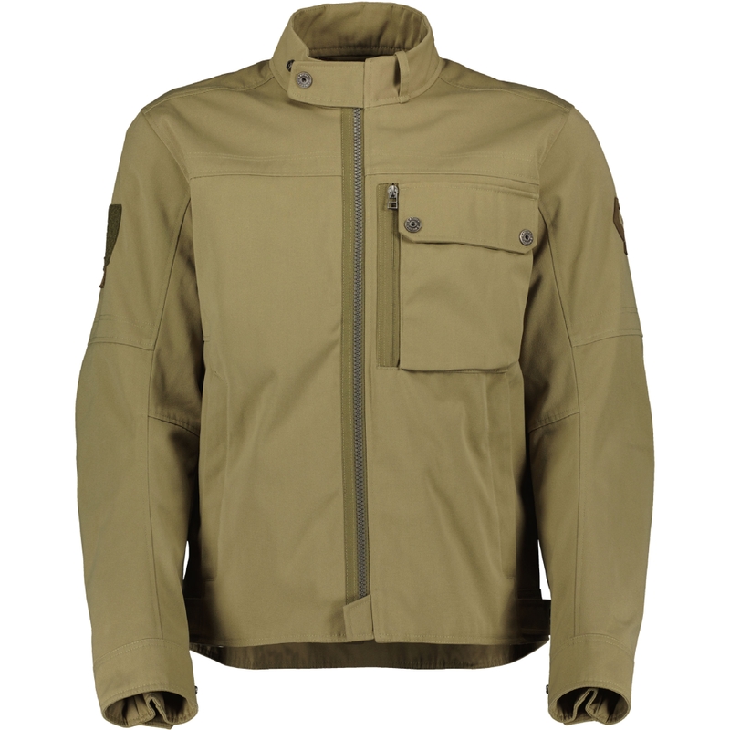 Motorjack SCOTT JACKET VINTAGE COVERT groen