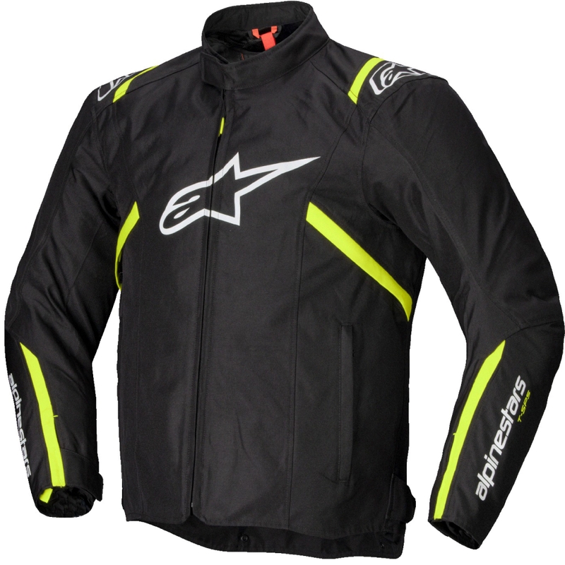 Alpinestars T-SPS 2 Waterdicht Zwart, Wit en Fluo Geel Motorjack