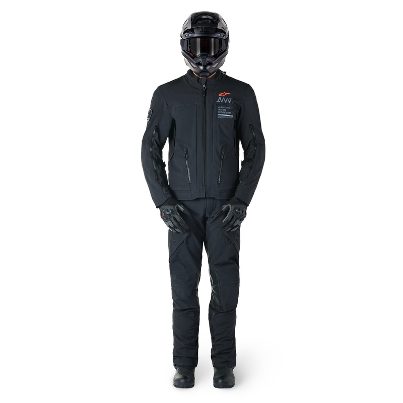 Alpinestars AMT-8 Stretch Drystar XF Motorjas Zwart