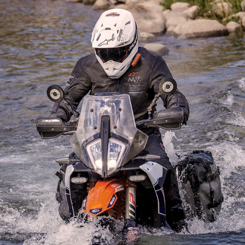 Alpinestars AMT-8 Stretch Drystar XF Motorjas Zwart
