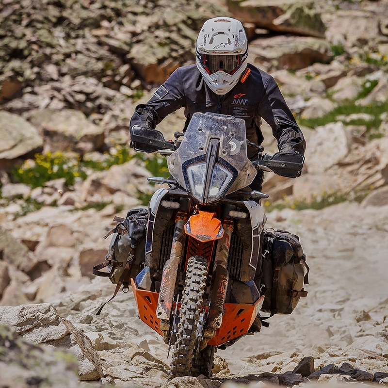 Alpinestars AMT-8 Stretch Drystar XF Motorjas Zwart
