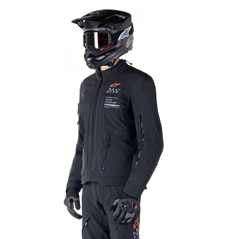 Alpinestars AMT-8 Stretch Drystar XF Motorjas Zwart