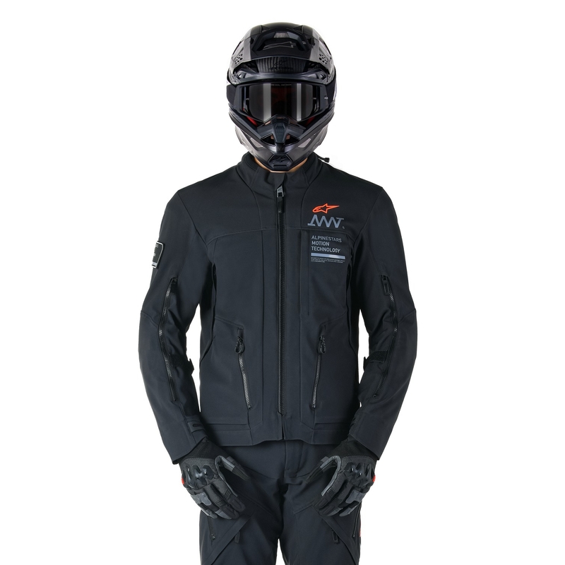 Alpinestars AMT-8 Stretch Drystar XF Motorjas Zwart