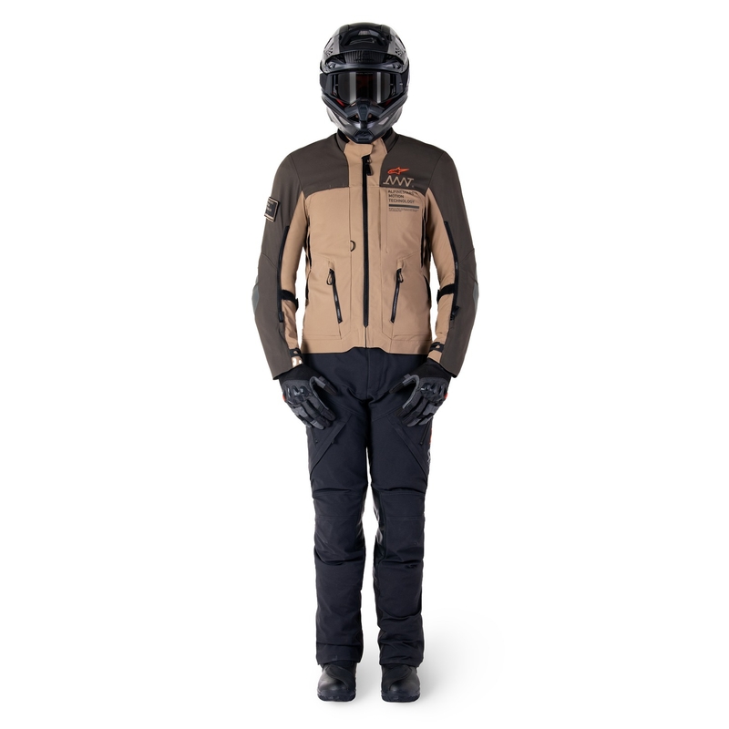Alpinestars AMT-8 Stretch Drystar XF Bruin-Kaki Motorjack