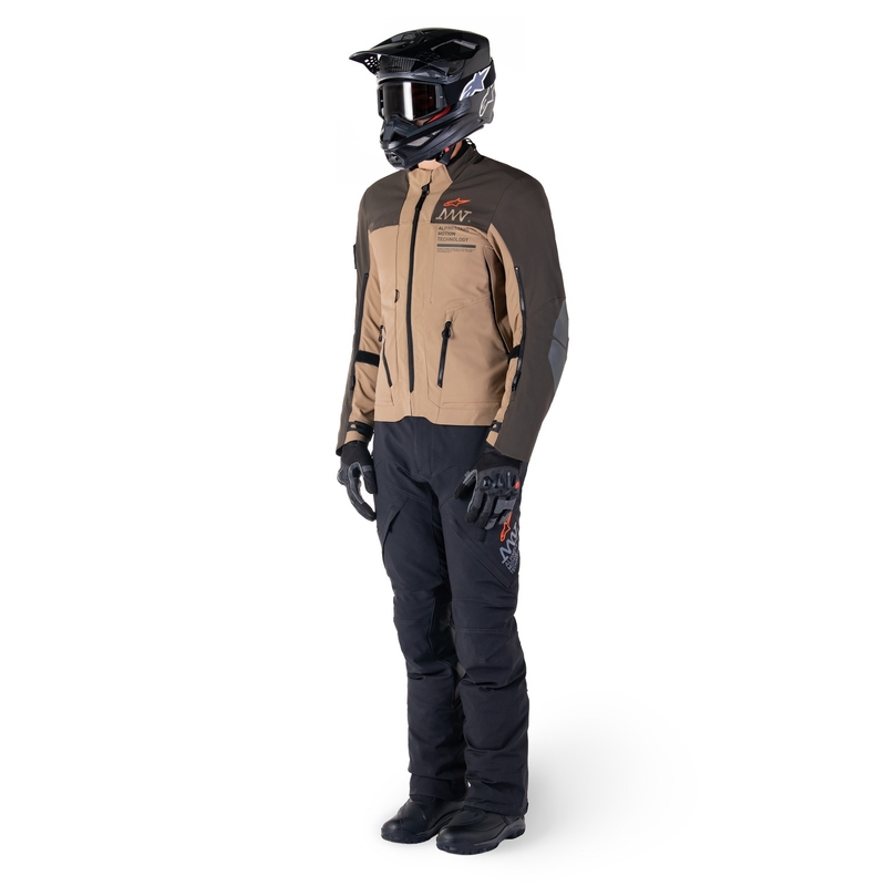 Alpinestars AMT-8 Stretch Drystar XF Bruin-Kaki Motorjack
