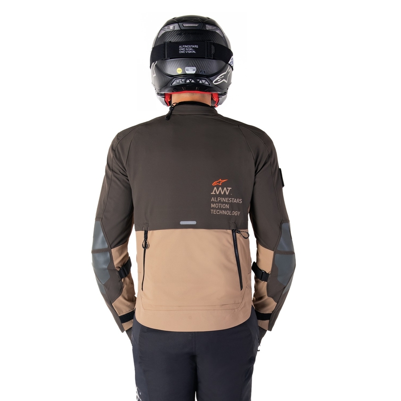 Alpinestars AMT-8 Stretch Drystar XF Bruin-Kaki Motorjack