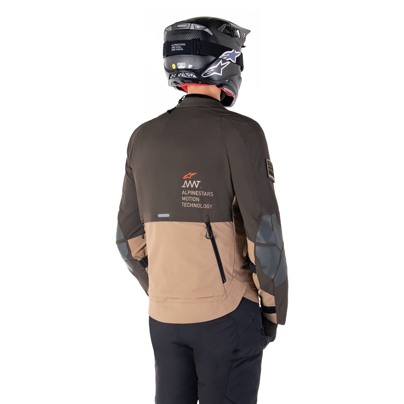 Alpinestars AMT-8 Stretch Drystar XF Bruin-Kaki Motorjack