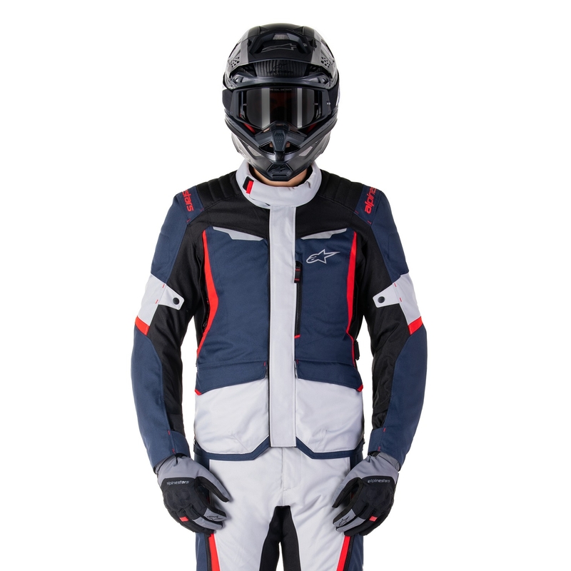 Alpinestars ST-1 Waterdicht Motorjack donkerblauw-zwart-rood