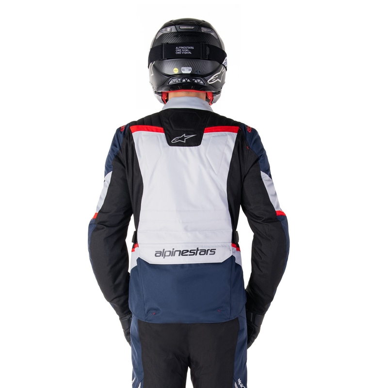 Alpinestars ST-1 Waterdicht Motorjack donkerblauw-zwart-rood