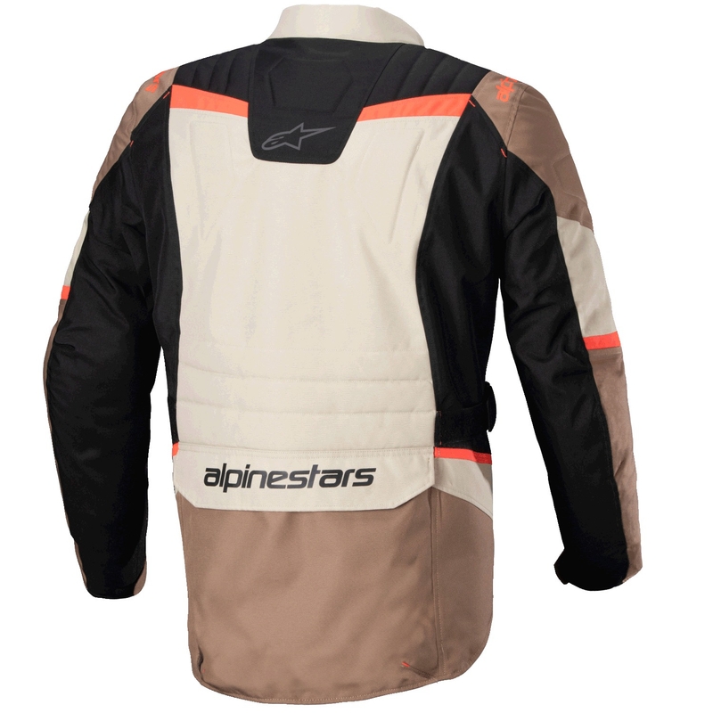 Alpinestars ST-1 Waterdichte khaki-sand-zwart-fluorode motorjas