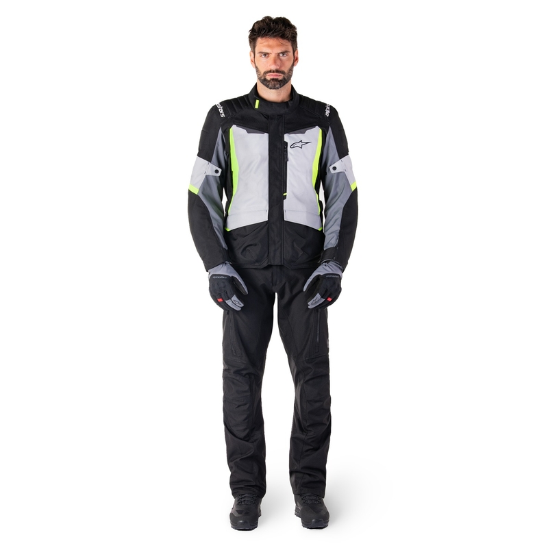 Alpinestars ST-1 Waterdichte grijs-zwart-fluo gele motorjas