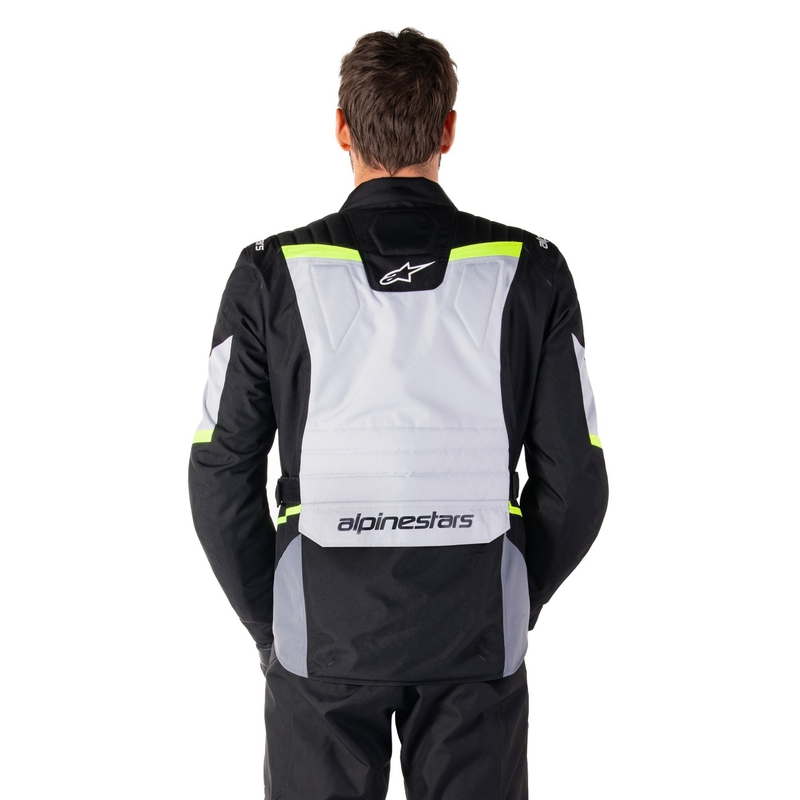 Alpinestars ST-1 Waterdichte grijs-zwart-fluo gele motorjas