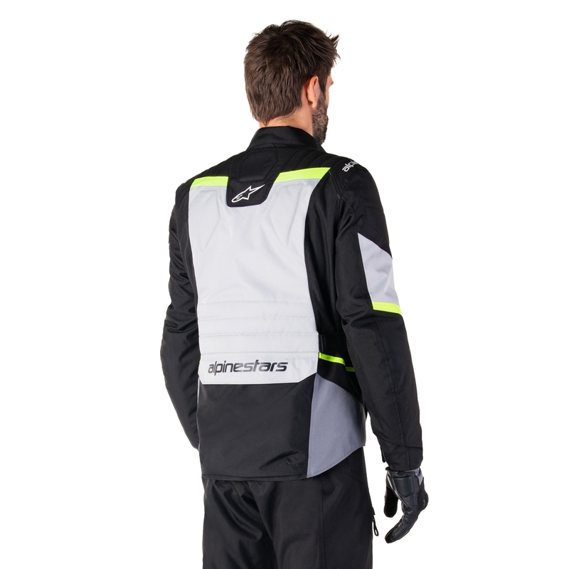 Alpinestars ST-1 Waterdichte grijs-zwart-fluo gele motorjas