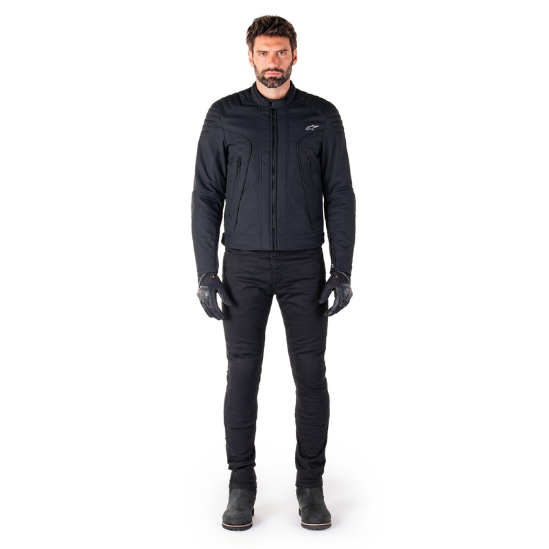 Alpinestars Clayton waterafstotend zwart motorjack