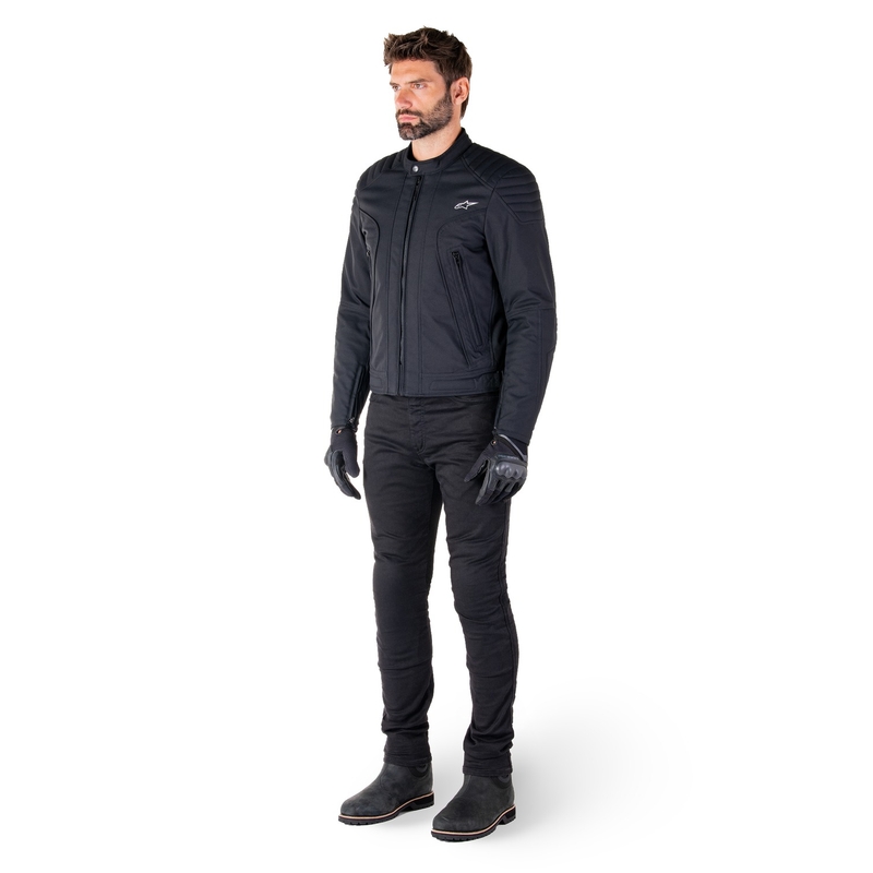 Alpinestars Clayton waterafstotend zwart motorjack