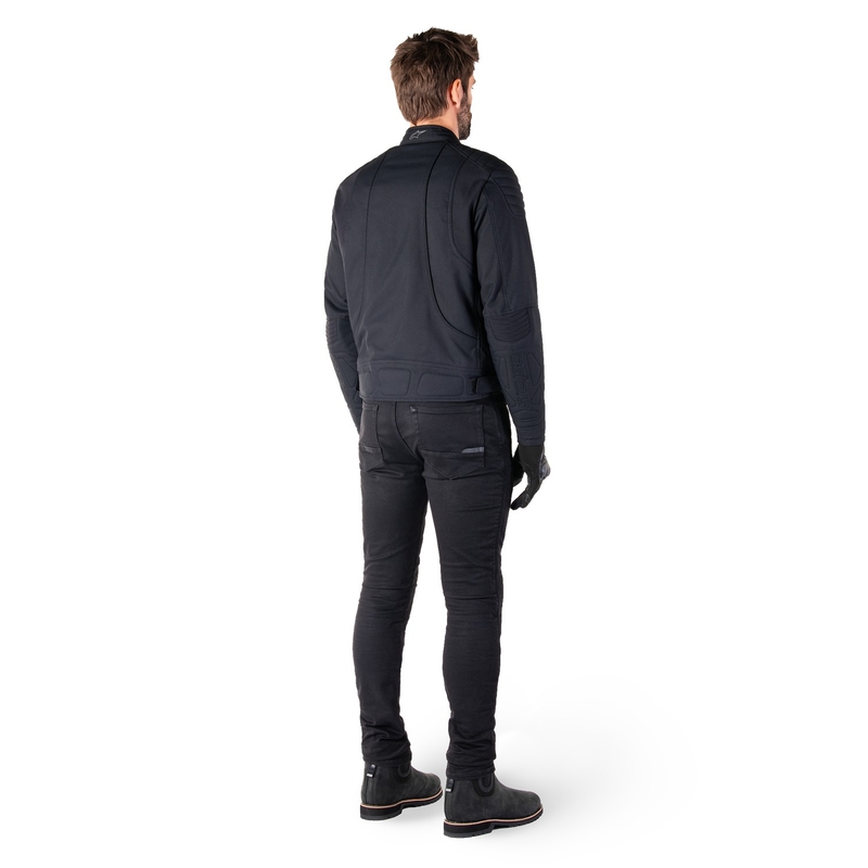 Alpinestars Clayton waterafstotend zwart motorjack