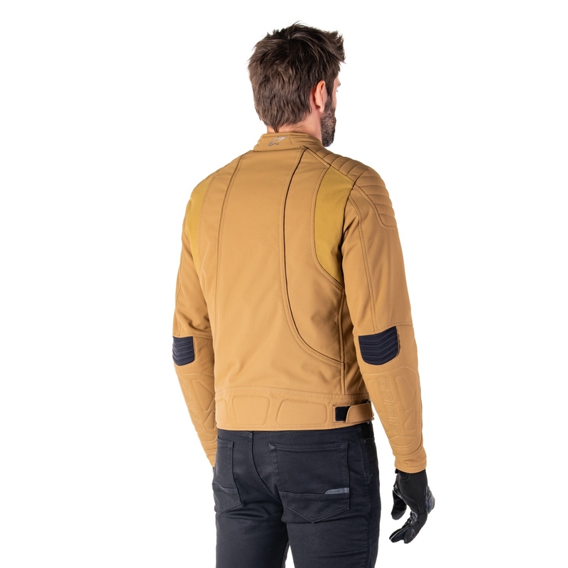 Alpinestars Clayton waterafstotend lichtbruin motorjack