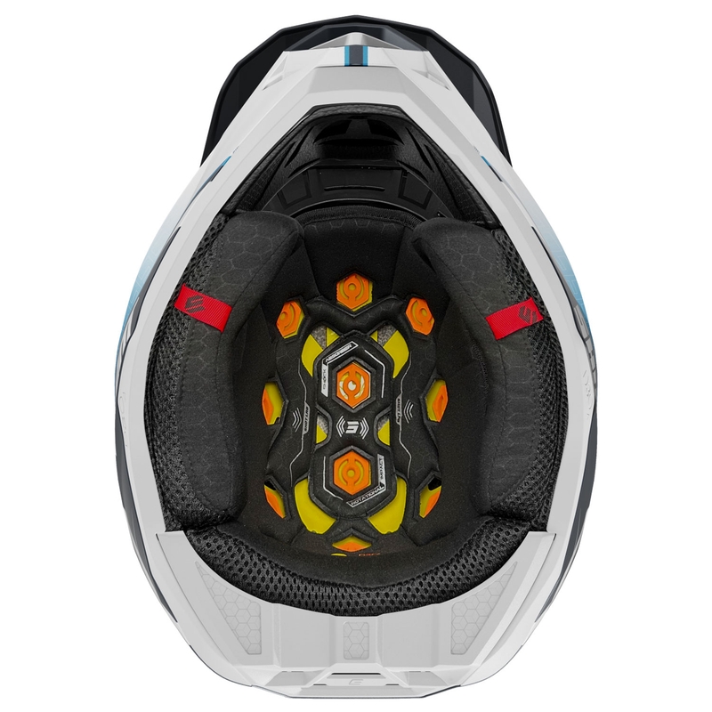 Motorcrosshelm Shot Lite Challenger mat blauw