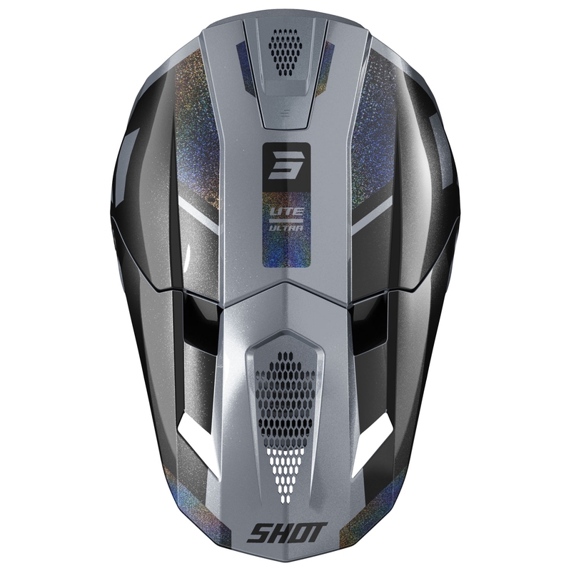 Motorcross Helm Shot Lite Ultra Mat Holografisch