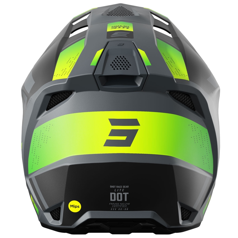Motorcrosshelm Shot Lite Ultra mat fluo geel