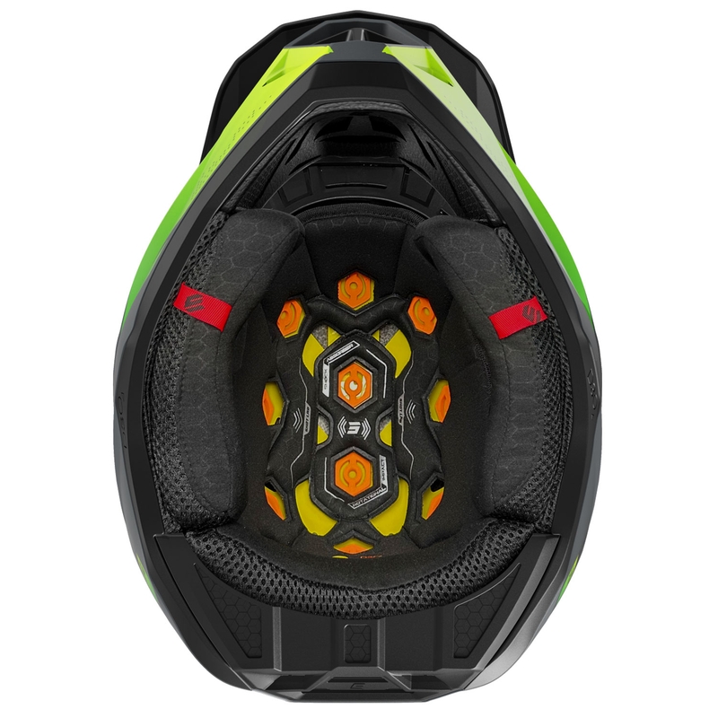 Motorcrosshelm Shot Lite Ultra mat fluo geel