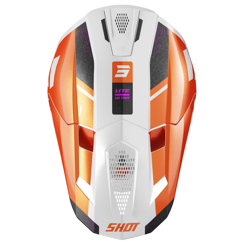 Motorcrosshelm Shot Lite Ultra parel oranje
