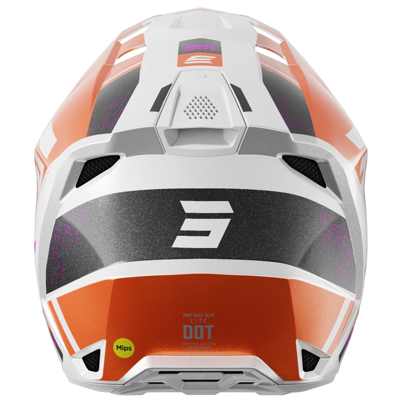Motorcrosshelm Shot Lite Ultra parel oranje