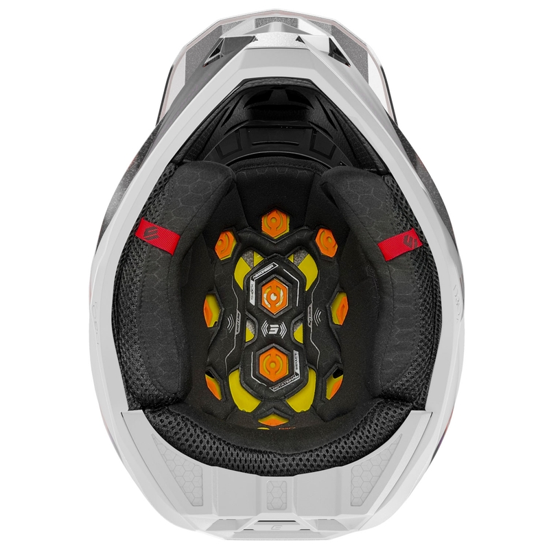Motorcrosshelm Shot Lite Ultra parel oranje