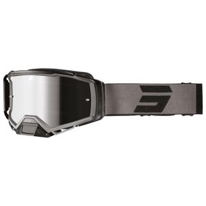 Motorcrossbril Shot Core zwart met iridium plexi