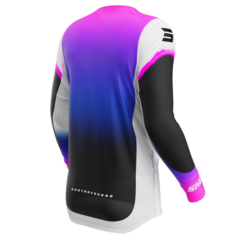 Motorcross trui Shot Aerolite Astral blauw-roze
