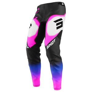 Motorcrossbroek Shot Aerolite Astral blauw-roze