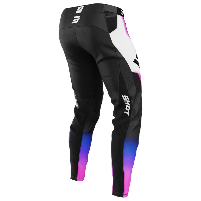 Motorcrossbroek Shot Aerolite Astral blauw-roze