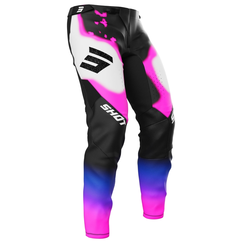 Motorcrossbroek Shot Aerolite Astral blauw-roze