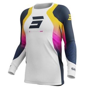 Motorcross Trui Shot Aerolite Ultra blauw-oranje-roze