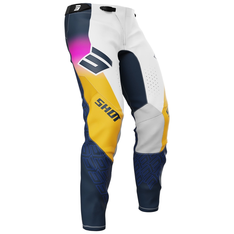 Shot Aerolite Ultra Motorcross Broek blauw-oranje-roze