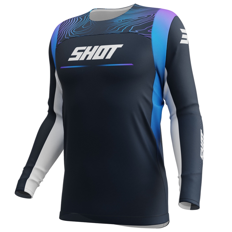Motorcross trui Shot Contact Apex blauw