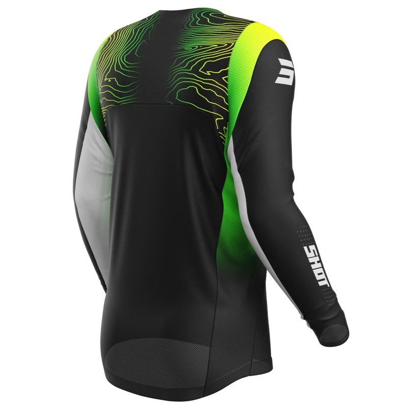 Motorcross trui Shot Contact Apex fluo geel