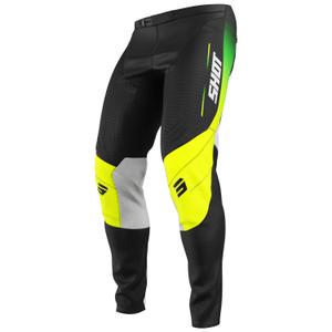 Motorcrossbroek Shot Contact Apex fluo geel