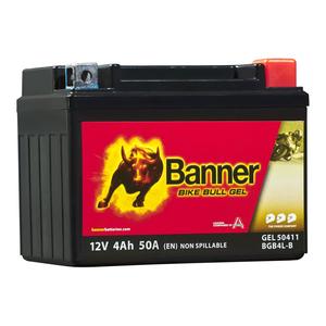 Gel-accu Banner Bike Bull GEL 504 11/BGB4L-B - GB4L-B 12V, 4Ah, 50A