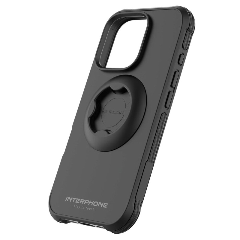 Beschermhoes Interphone QUIKLOX Tetraforce voor Apple iPhone 16 Pro zwart