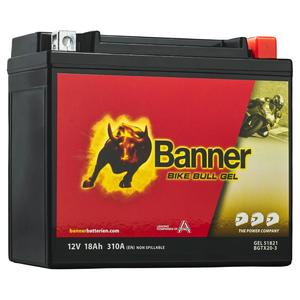 Gel-accu Banner Bike Bull GEL 518 21/BGTX20-3 - GTX20-3 12V, 18Ah, 310A