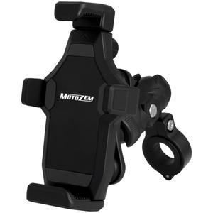 Trillingsdempende motorfietshouder met slot MotoZem M25-1 zwart