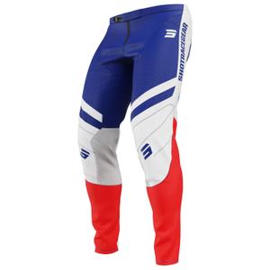 Motorcrossbroek Shot Contact Mythic blauw-rood