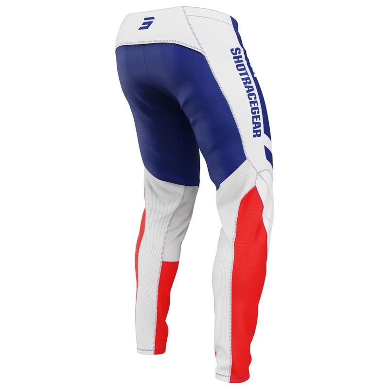 Motorcrossbroek Shot Contact Mythic blauw-rood